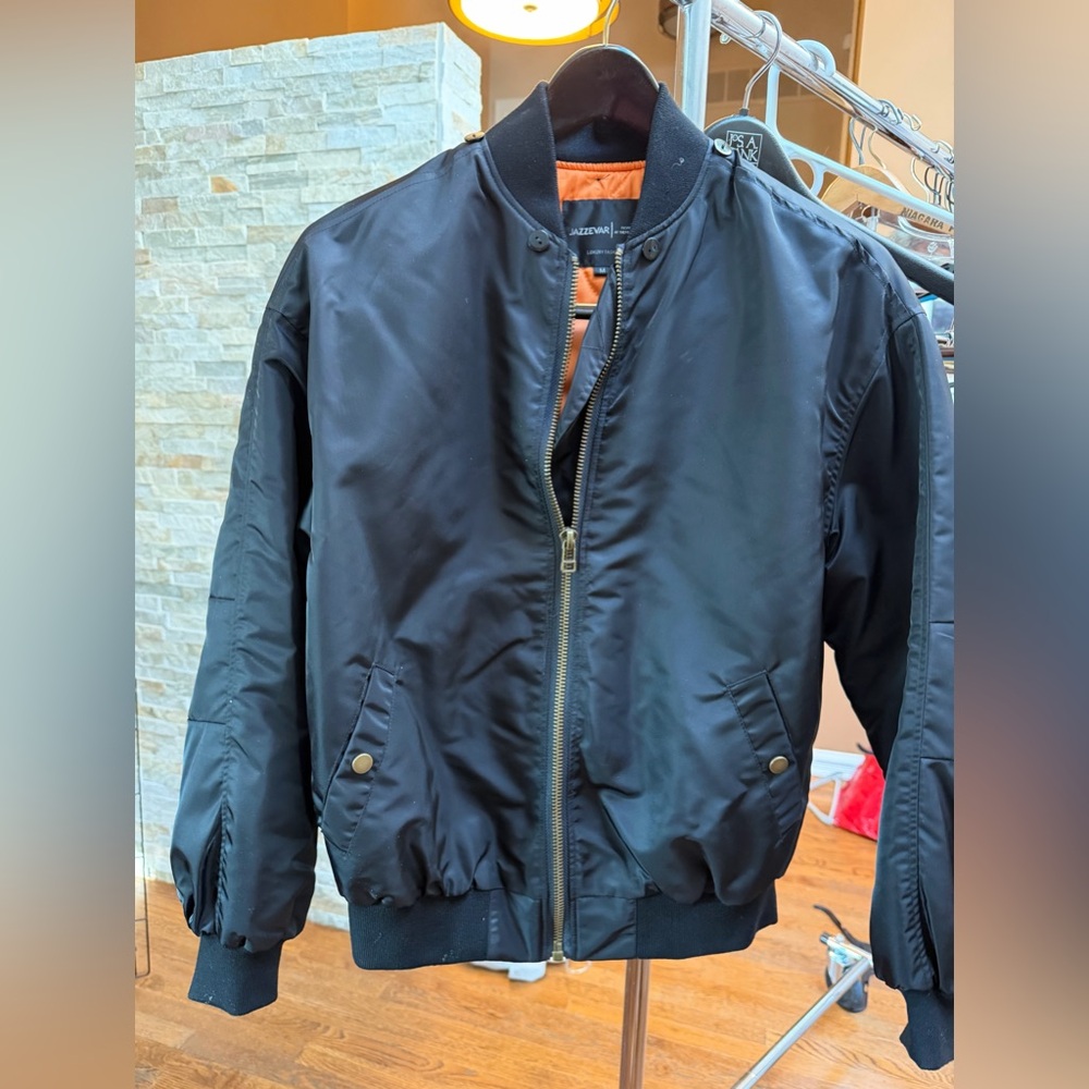 Black Bomber Jacket